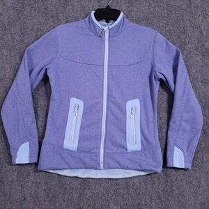 Peter Millar Element 4 Warmth Full Zip Jacket Womens Small‎ Blue Sherpa Lined